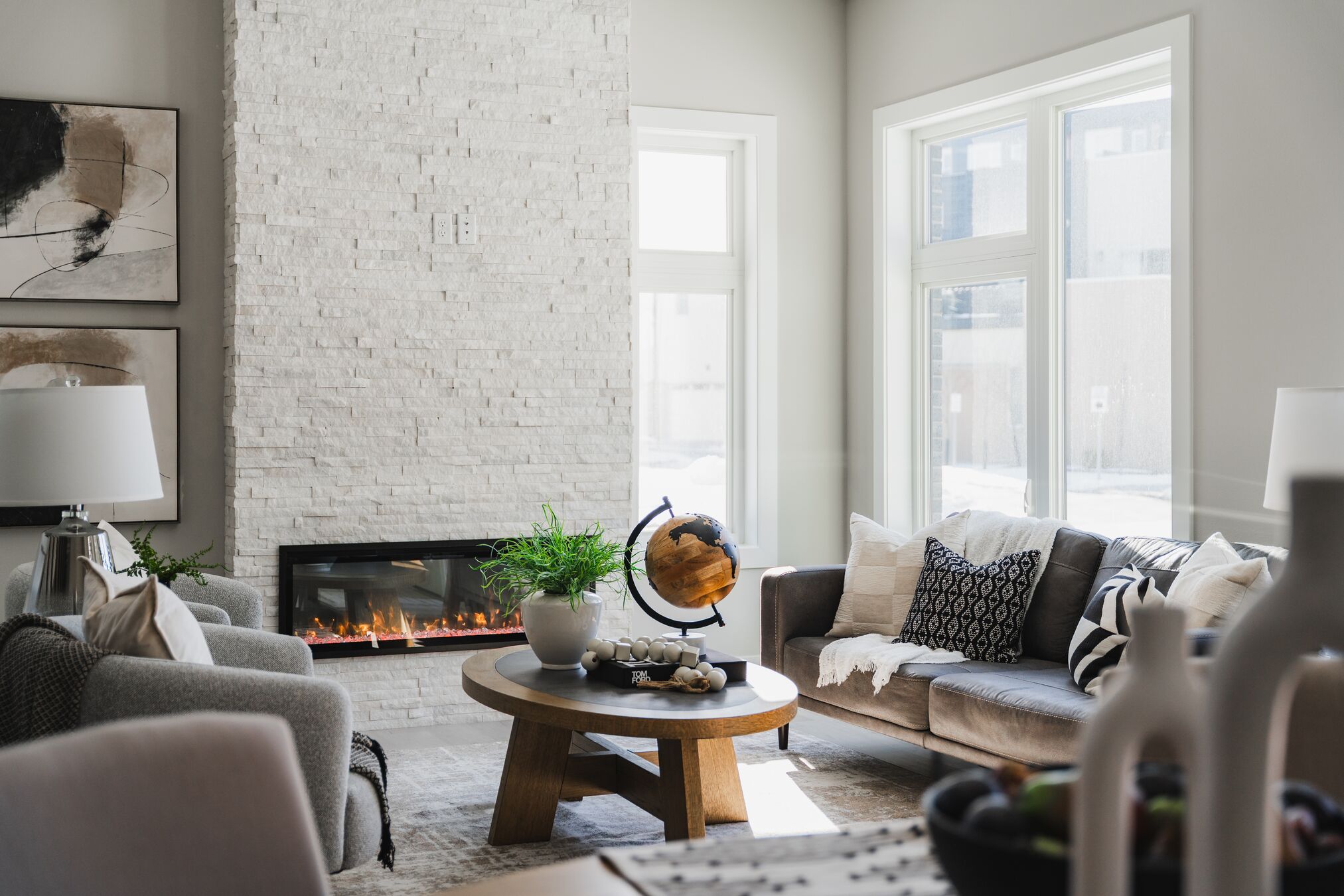 Interior of a Hubbell Homes townhome for buyers relocating to Des Moines